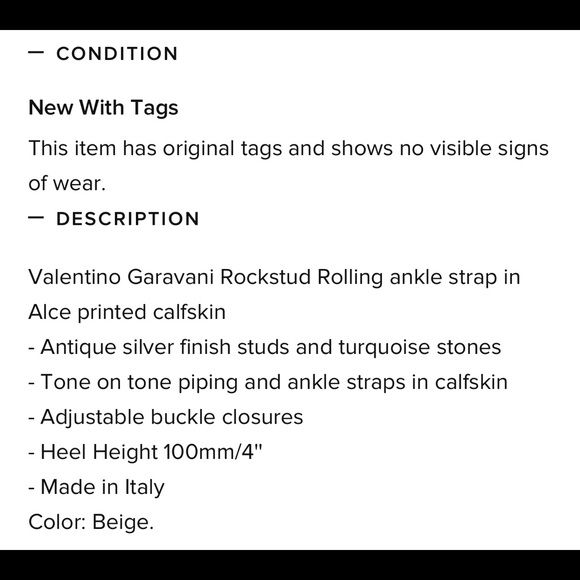 Valentino rockstud heels - Picture 5 of 5